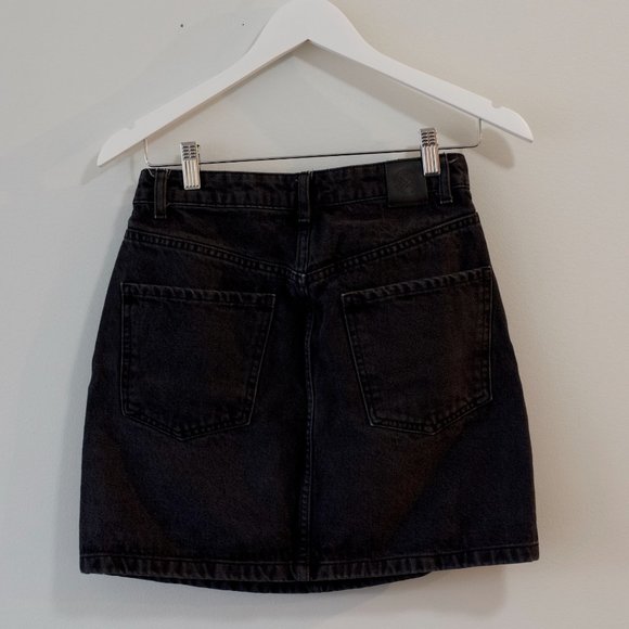 Black jean skirt Vero Moda - Picture 4 of 4